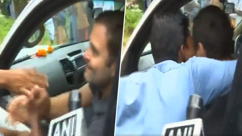 राहुल गांधी की सुरक्षा में बड़ी चूक! वायनाड में शख्स ने जबरन किया KISS, देखें वीडियो