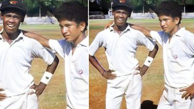 सचिन तेंदुलकर और विनोद कांबली ने फ्रेंडशिप डे से एक दिन पहले ताजा की अपने बचपन की यादें, देखें ये तस्वीर