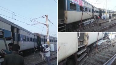 उत्तर प्रदेश में रेल हादसा: कानपुर सेंट्रल रेलवे स्टेशन के पास ट्रेन के चार डिब्बे पटरी से उतरे