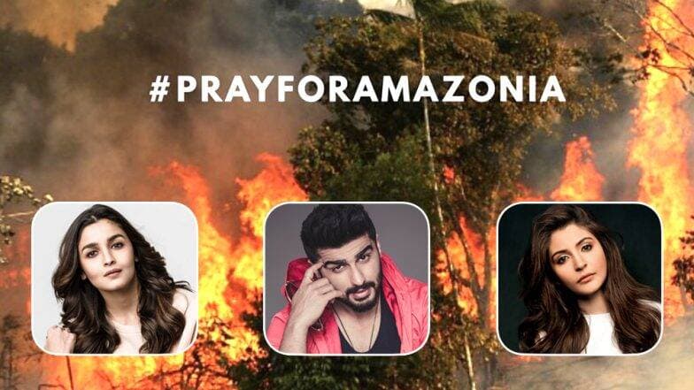 Amazon के जंगलों में लगी आग देख परेशान हुए बॉलीवुड सितारें, कहा- धरती का फेफड़ा जल रहा है Amazon के जंगलों में लगी आग देख परेशान हुए बॉलीवुड सितारें, कहा- धरती का फेफड़ा जल रहा है