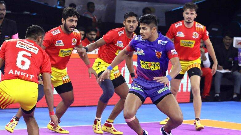 Pro Kabaddi League 2019: गुजरात फार्च्यूनजाएंट्स ने दबंग दिल्ली को 31-26 से हराया