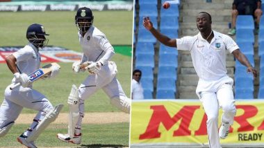 India vs West Indies 1st Test, Day 2: टीम इंडिया की पहली पारी 297 रन पर सिमटी, रवींद्र जडेजा ने जमाया अर्धशतक