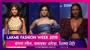 Lakme Fashion Week 2019 Day 5: कंगना रनौत, मलाइका अरोड़ा, शिल्पा शेट्टी ने किया रैंप वॉक