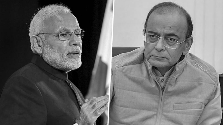 पीएम मोदी से अरुण जेटली की पत्नी-बेटे ने की विदेश दौरा रद्द नहीं करने की अपील, राजनाथ सिंह ने प्रधानमंत्री की ओर से दी श्रद्धांजलि