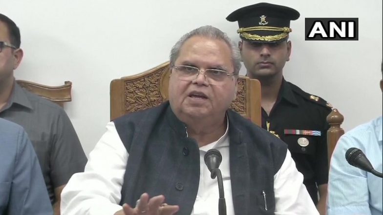 जम्मू-कश्मीर पुलिस देश के सबसे अच्छे पुलिस बलों में एक है: सत्यपाल मलिक