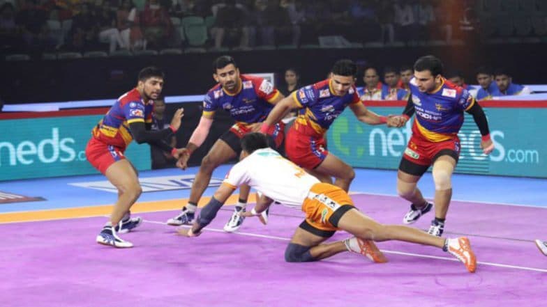 Pro Kabaddi 2019: यूपी योद्धा ने पुणेरी पल्टन को 35-30 से हराया Pro Kabaddi 2019: यूपी योद्धा ने पुणेरी पल्टन को 35-30 से हराया