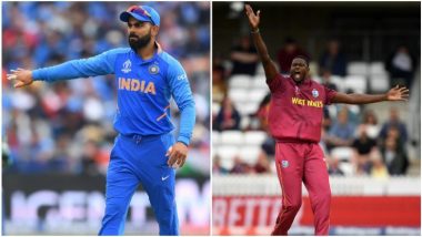 IND vs WI 1st ODI 2019: भारत बनाम वेस्टइंडीज मैच में बारिश ने फिर डाला खलल, मैच रुका