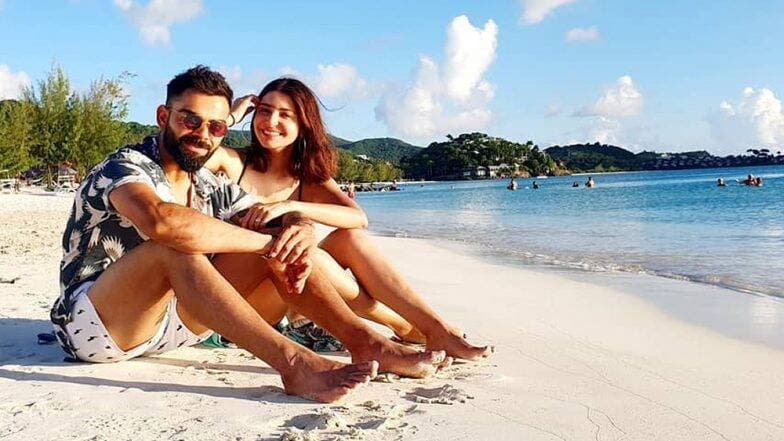 पत्नी अनुष्का शर्मा के साथ बीच पर टाइम स्पेंड करते दिखे विराट कोहली, शेयर की क्यूट तस्वीर पत्नी अनुष्का शर्मा के साथ बीच पर टाइम स्पेंड करते दिखे विराट कोहली, शेयर की क्यूट तस्वीर