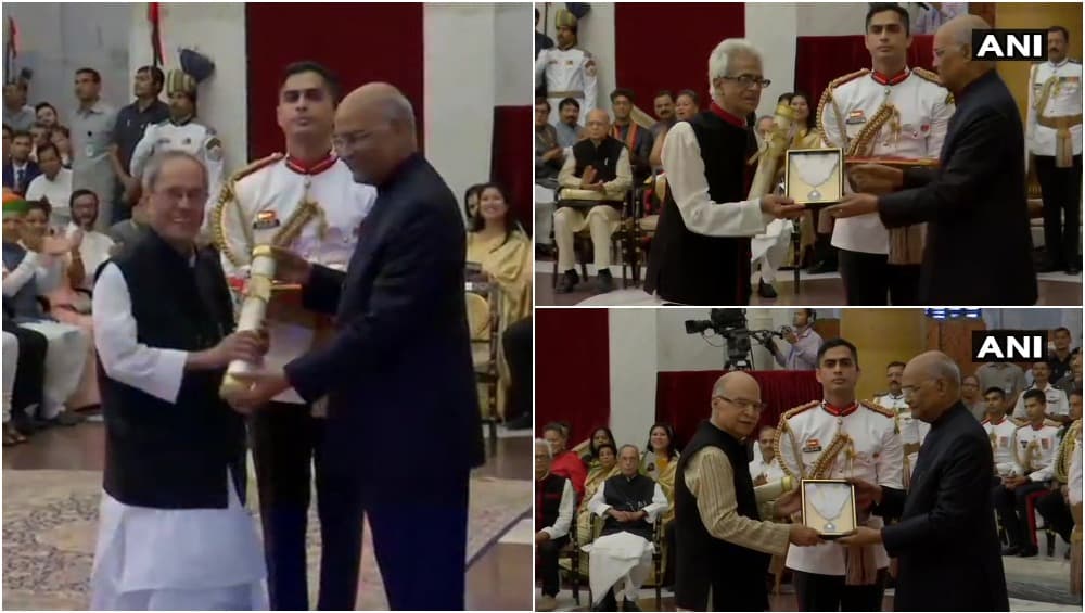 प्रणब मुखर्जी, भूपेन हजारिका और नानाजी देशमुख को मिला भारत रत्न, राष्ट्रपति कोविंद ने देश के सर्वोच्च नागरिक सम्मान से किया सम्मानित प्रणब मुखर्जी, भूपेन हजारिका और नानाजी देशमुख को मिला भारत रत्न, राष्ट्रपति कोविंद ने देश के सर्वोच्च नागरिक सम्मान से किया सम्मानित