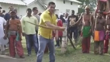 'दबंग 3' के सेट पर खुद को चोट पहुंचाते दिखे सलमान खान, वीडियो शेयर करके दी ये चेतावनी