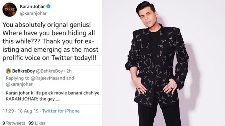 सेक्सुएलिटी का मजाक बनाने वालों को करण जौहर ने दिया करारा जवाब, देखें ट्वीट