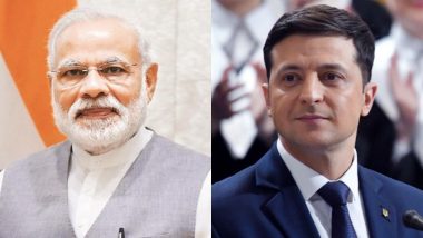 पीएम नरेंद्र मोदी और यूक्रेन के राष्ट्रपति वोलोदिमिर जेलेंस्की ने द्विपक्षीय संबंध मजबूत करने का किया निश्चय