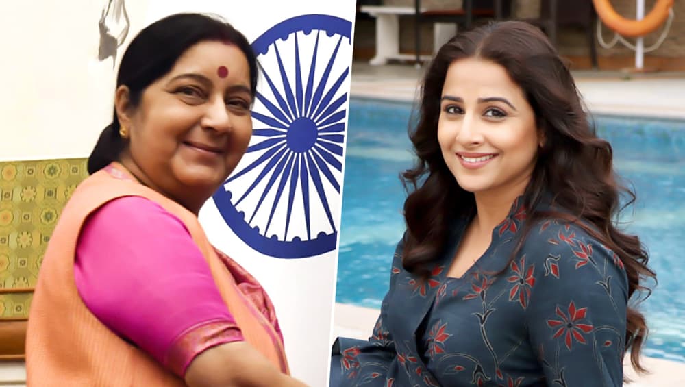 सुषमा स्वराज हमें बहुत ही कम उम्र में छोड़कर चली गईं: विद्या बालन सुषमा स्वराज हमें बहुत ही कम उम्र में छोड़कर चली गईं: विद्या बालन
