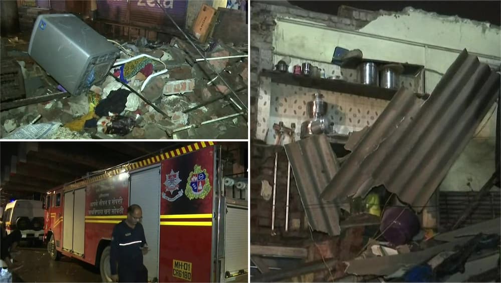 मुंबई: भारी बारिश से असल्फा में घर का एक हिस्सा गिरा, फायर ब्रिगेड ने फंसे लोगों को सुरक्षित बाहर निकाला मुंबई: भारी बारिश से असल्फा में घर का एक हिस्सा गिरा, फायर ब्रिगेड ने फंसे लोगों को सुरक्षित बाहर निकाला