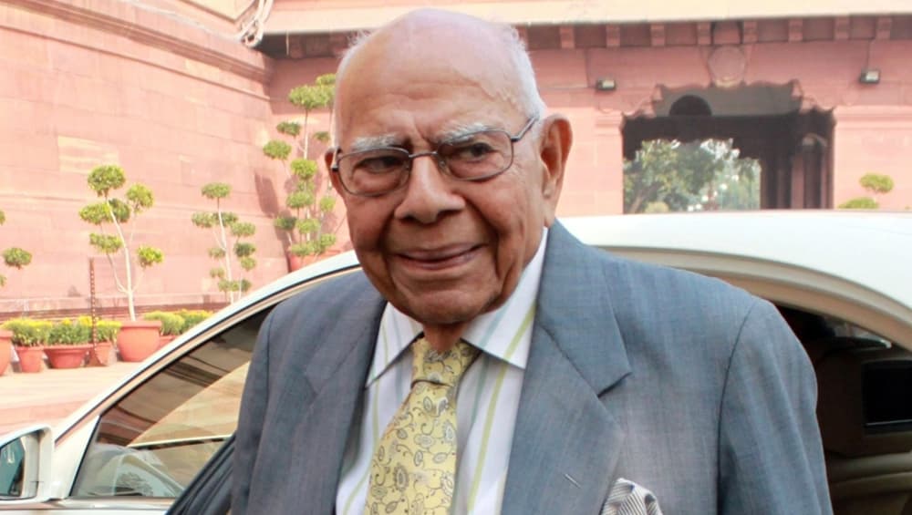 वरिष्ठ वकील राम जेठमलानी का 95 साल की उम्र में निधन, लंबे समय से चल रहे थे बीमार वरिष्ठ वकील राम जेठमलानी का 95 साल की उम्र में निधन, लंबे समय से चल रहे थे बीमार
