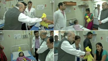 अमित शाह, जेपी नड्डा ने की BJP के 'सेवा सप्ताह' कार्यक्रम की शुरुआत, AIIMS में जाना मरीजों का हाल, बच्चों को बांटे फल, की साफ-सफाई