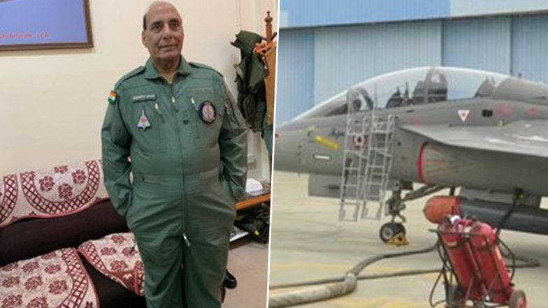 रक्षामंत्री राजनाथ सिंह आज स्वदेशी फाइटर जेट 'तेजस' में भरेंगें उड़ान