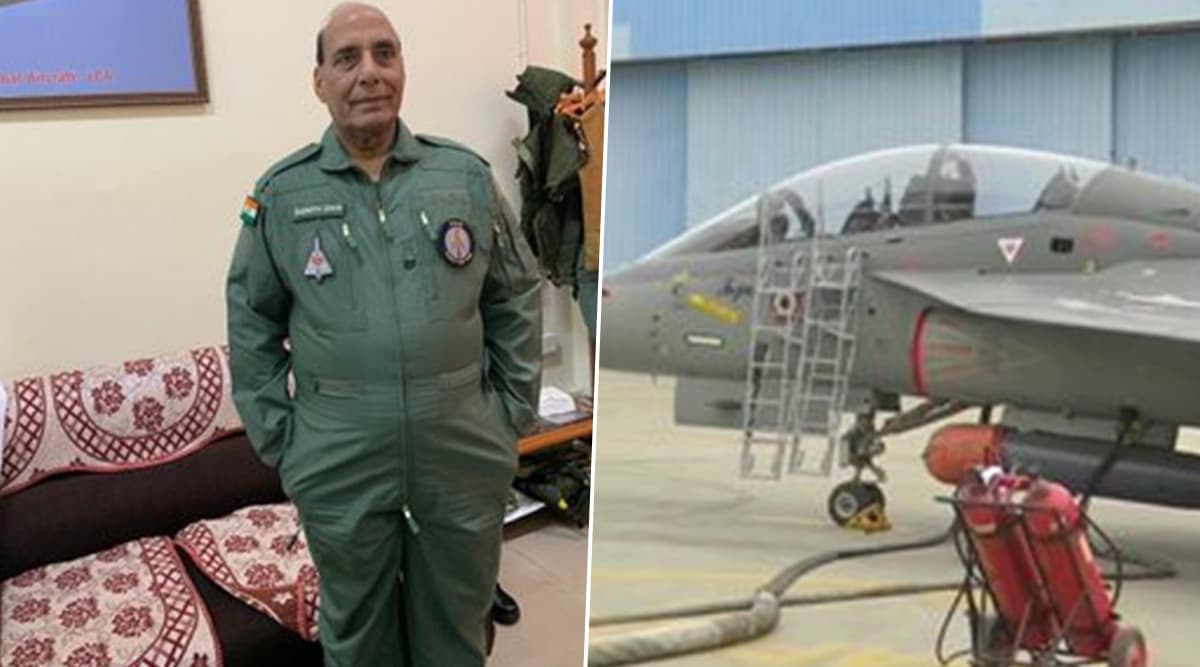 रक्षामंत्री राजनाथ सिंह आज स्वदेशी फाइटर जेट 'तेजस' में भरेंगें उड़ान रक्षामंत्री राजनाथ सिंह आज स्वदेशी फाइटर जेट 'तेजस' में भरेंगें उड़ान