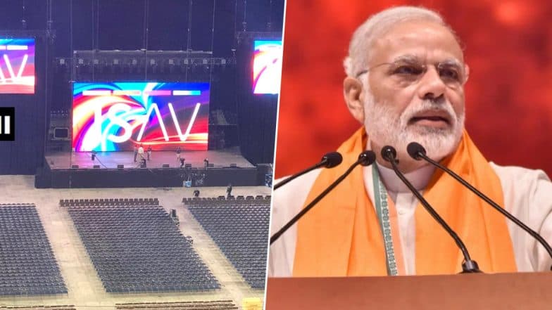 'Howdy Modi'कार्यक्रम में पीएम मोदी के साथ अमेरिका के राष्ट्रपति डोनाल्ड ट्रंप होंगे शामिल, 50 हजार लोग होंगे इकठ्ठा 'Howdy Modi'कार्यक्रम में पीएम मोदी के साथ अमेरिका के राष्ट्रपति डोनाल्ड ट्रंप होंगे शामिल, 50 हजार लोग होंगे इकठ्ठा