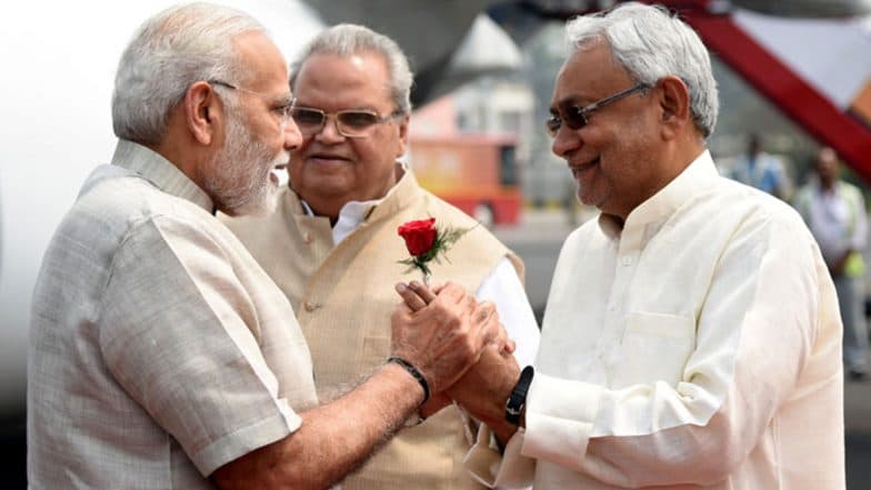 बिहार विधानसभा चुनाव में एनडीए के साथ उतरेगी JDU, नीतीश कुमार ने कहा ‘विरोधियों के भाग्य का फैसला जल्द’ बिहार विधानसभा चुनाव में एनडीए के साथ उतरेगी JDU, नीतीश कुमार ने कहा ‘विरोधियों के भाग्य का फैसला जल्द’