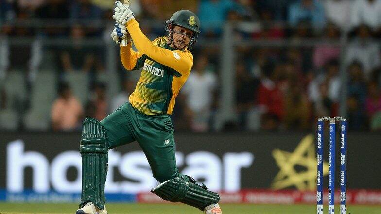 IND vs SA 2nd T20I 2019: क्विंटन डी कॉक का अर्द्धशतक, टीम इंडिया को जीत के लिए मिला 150 रन का लक्ष्य IND vs SA 2nd T20I 2019: क्विंटन डी कॉक का अर्द्धशतक, टीम इंडिया को जीत के लिए मिला 150 रन का लक्ष्य