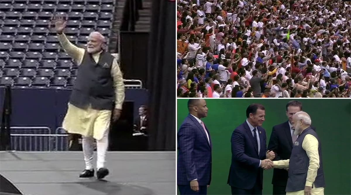Howdy Modi: ह्यूस्टन के एनआरजी स्टेडियम पहुंचे पीएम मोदी और डोनाल्ड ट्रंप, ‘हाउडी मोदी’ इवेंट को कर रहे संबोधित Howdy Modi: ह्यूस्टन के एनआरजी स्टेडियम पहुंचे पीएम मोदी और डोनाल्ड ट्रंप, ‘हाउडी मोदी’ इवेंट को कर रहे संबोधित