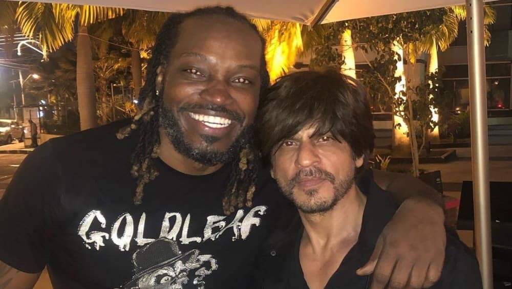 वेस्टइंडीज क्रिकेट स्टार क्रिस गेल ने बॉलीवुड के किंग शाहरुख खान संग शेयर की तस्वीर वेस्टइंडीज क्रिकेट स्टार क्रिस गेल ने बॉलीवुड के किंग शाहरुख खान संग शेयर की तस्वीर
