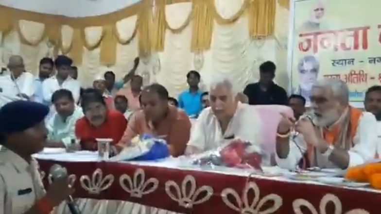 बिहार: केंद्रीय मंत्री अश्विनी चौबे ने सरेआम पुलिसकर्मी को हड़काया, वर्दी उतरवाने की दी धमकी, देखें Video