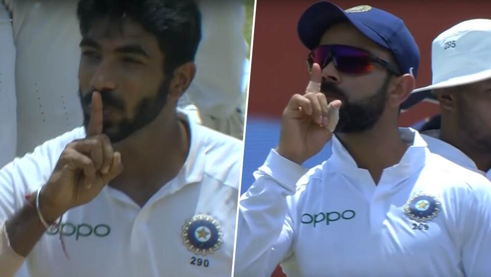 IND vs WI: जसप्रीत बुमराह और विराट कोहली ने दर्शकों की ऐसे कर दी बोलती बंद, देखें वायरल वीडियो IND vs WI: जसप्रीत बुमराह और विराट कोहली ने दर्शकों की ऐसे कर दी बोलती बंद, देखें वायरल वीडियो