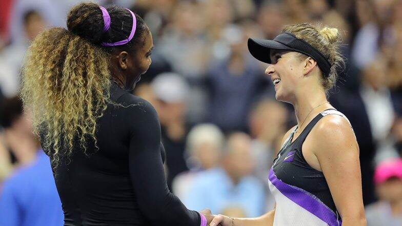 US Open 2019: अमेरिकी टेनिस स्टार सेरेना विलियम्स 33वीं बार पहुंची ग्रैंड स्लैम के फाइनल मुकाबले में, उक्रेन की एलिना स्वितोलिना को दी मात US Open 2019: अमेरिकी टेनिस स्टार सेरेना विलियम्स 33वीं बार पहुंची ग्रैंड स्लैम के फाइनल मुकाबले में, उक्रेन की एलिना स्वितोलिना को दी मात