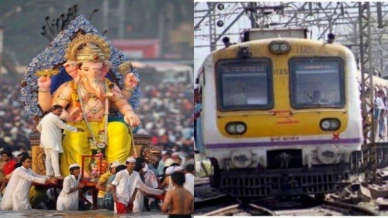 Ganpati Visarjan 2019: गणपति विसर्जन के लिए वेस्टर्न रेलवे तैयार, भक्तों के लिए चलाएगी 8 विशेष लोकल गाड़ियां Ganpati Visarjan 2019: गणपति विसर्जन के लिए वेस्टर्न रेलवे तैयार, भक्तों के लिए चलाएगी 8 विशेष लोकल गाड़ियां