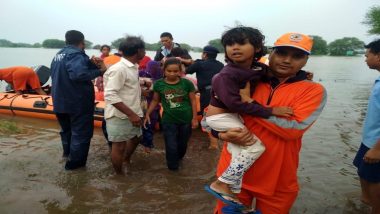 मध्यप्रदेश के कई हिस्सों में बाढ़ के हालात, 45 हजार लोगों ने ली शिविरों में शरण
