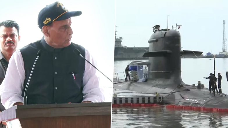 इंडियन नेवी को मिली 'साइलेंट किलर' की ताकत, रक्षामंत्री राजनाथ सिंह की मौजूदगी में नौसेना के बेड़े में शामिल हुई INS खंडेरी