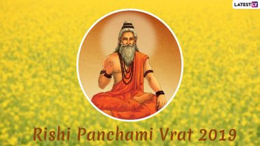 Rishi Panchami Vrat 2019: सप्तऋषियों की पूजा एवं व्रत कर जाने अनजाने में किए पापों से पाएं मुक्ति, जानें शुभ मुहूर्त, पूजा-व्रत एवं कथा