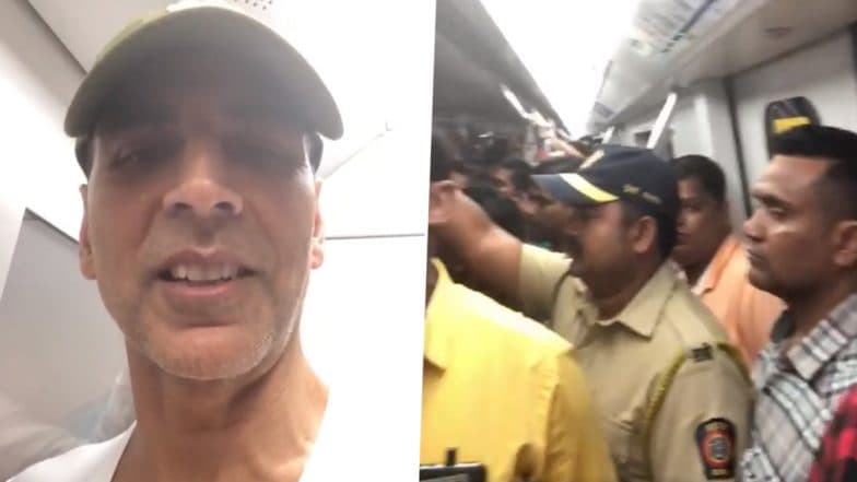 अक्षय कुमार ने चोरी छिपे मुंबई मेट्रो में किया सफर, कहा- रिस्क लेकर आया था और बेहद खुश हूं अक्षय कुमार ने चोरी छिपे मुंबई मेट्रो में किया सफर, कहा- रिस्क लेकर आया था और बेहद खुश हूं