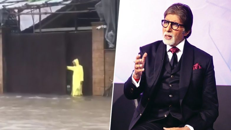 बारिश से बेहाल मुंबई: अमिताभ बच्चन के बंगले में घुसा पानी, सामने आया ये Video