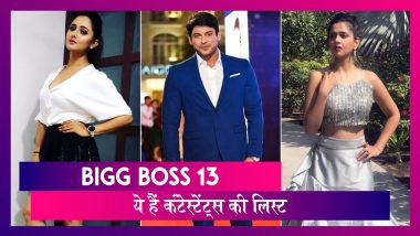 Bigg Boss 13: Sidharth Shukla, Rashami Desai सहित ये हैं Salman Khan के शो के कंटेस्टेंट्स