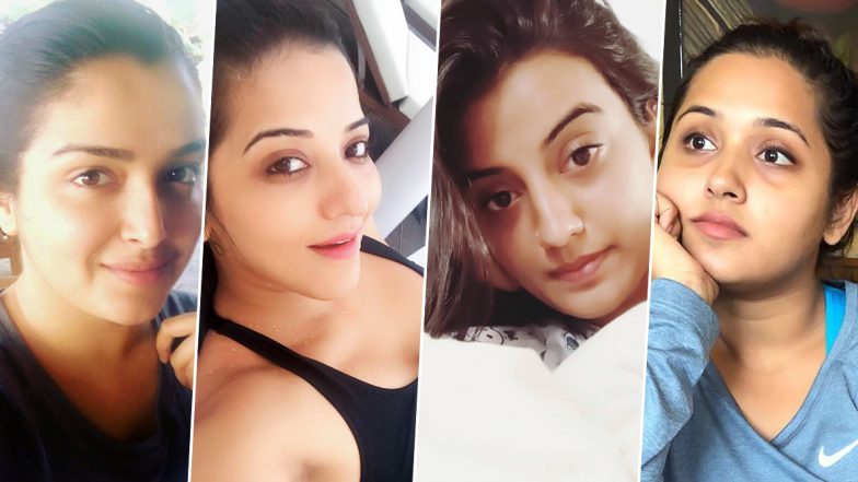 Hot Pics: अक्षरा सिंह से लेकर आम्रपाली दुबे तक, बिना मेकअप ऐसी दिखती हैं भोजपुरी एक्ट्रेसेस