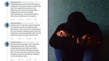 पब्लिक टॉयलेट में 17 वर्षीय लड़के के साथ दुष्कर्म, ट्विटर पर बयां किया अपना दर्द- कहा 'लड़के भी सेफ नहीं'