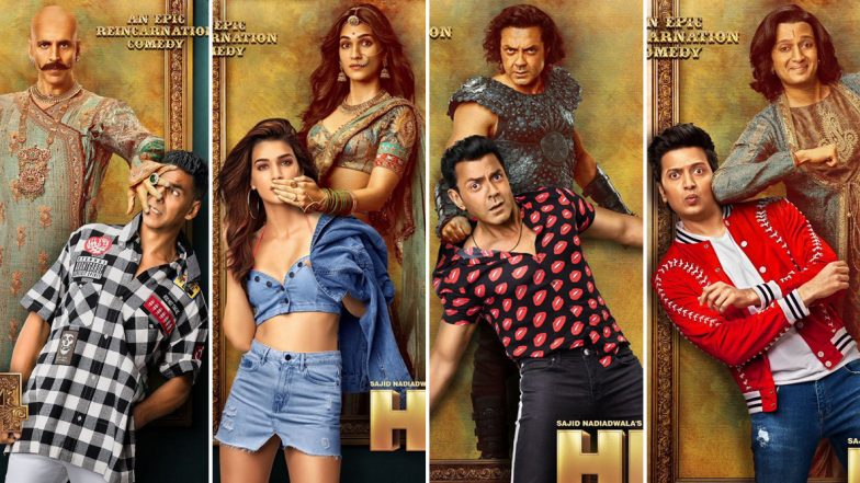 Housefull 4 First Look: अक्षय कुमार से लेकर कृति सनॉन तक, अनोखे अंदाज में दिखी 'हाउसफुल 4' की स्टारकास्ट