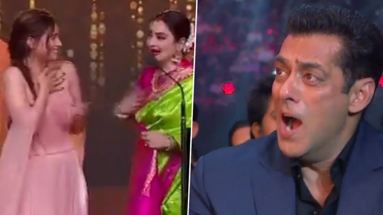 IIfa Award: आलिया भट्ट के सामने रेखा ने बोला गली बॉय का डायलॉग, सलमान खान भी हुए हैरान