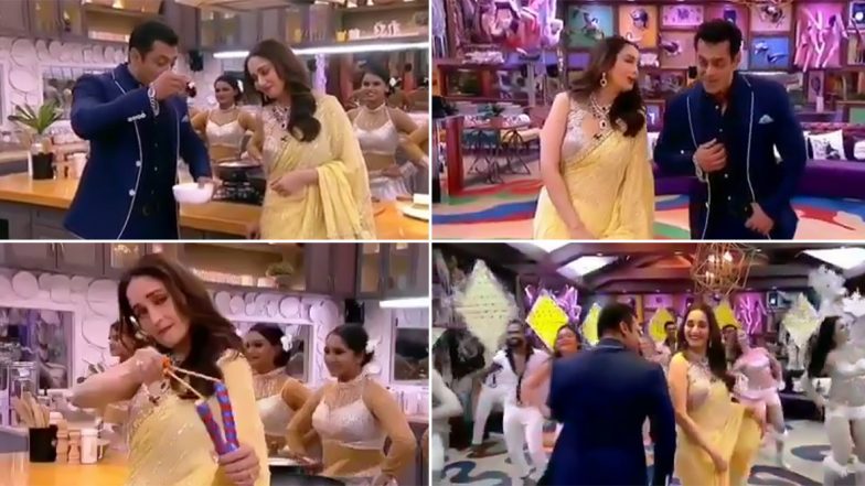 सलमान खान ने Bigg Boss 13 के घर में माधुरी दीक्षित के साथ किया धमाकेदार डांस, देखें Video