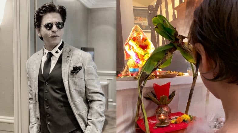 Ganesh Visarjan 2019: शाहरुख खान ने भी घर विराजे बाप्पा का किया विसर्जन, बेटे के साथ शेयर की क्यूट तस्वीर Ganesh Visarjan 2019: शाहरुख खान ने भी घर विराजे बाप्पा का किया विसर्जन, बेटे के साथ शेयर की क्यूट तस्वीर