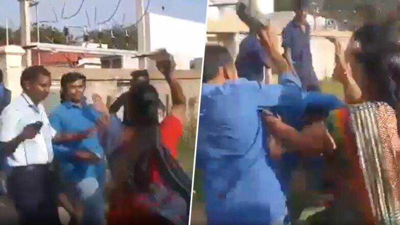 कोयम्बटूर: दो शादियां कर चुका था शख्स, तीसरी करने की था फिराक में, पत्नियों और उनके परिवार वालों लोगों ने जमकर पीटा, देखें वायरल वीडियो कोयम्बटूर: दो शादियां कर चुका था शख्स, तीसरी करने की था फिराक में, पत्नियों और उनके परिवार वालों लोगों ने जमकर पीटा, देखें वायरल वीडियो