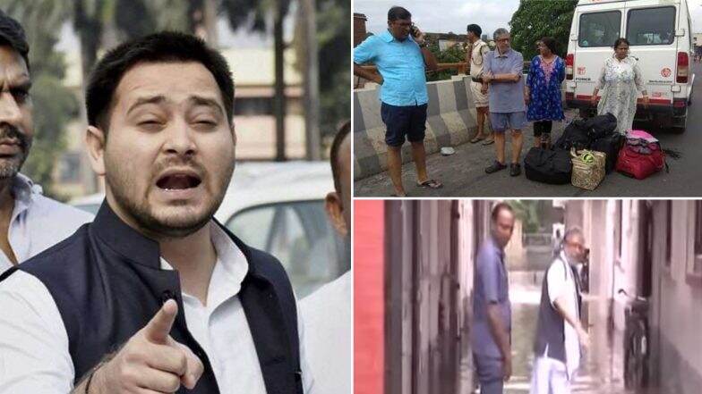 तेजस्वी ने नीतीश सरकार की खोली पोल, सुशील मोदी के घर में पिछले साल पानी घुसने वाला वीडियो किया शेयर, बेतुके बयानों पर भी बरसे तेजस्वी ने नीतीश सरकार की खोली पोल, सुशील मोदी के घर में पिछले साल पानी घुसने वाला वीडियो किया शेयर, बेतुके बयानों पर भी बरसे