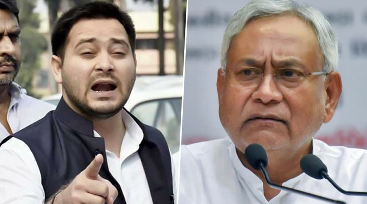 बिहार में महागठबंधन अटूट, गिरगिट की तरह रंग बदलने वाले नीतीश के लिए गठबंधन के दरवाजे बंद: तेजस्वी यादव बिहार में महागठबंधन अटूट, गिरगिट की तरह रंग बदलने वाले नीतीश के लिए गठबंधन के दरवाजे बंद: तेजस्वी यादव