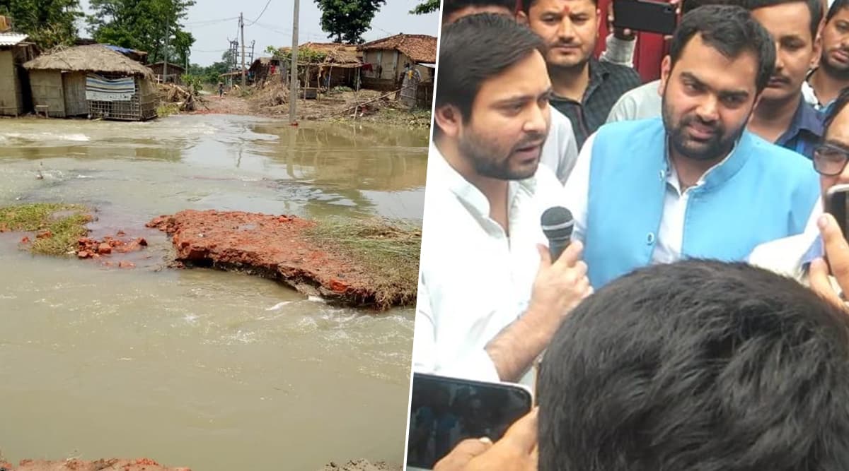 बाढ़ से बेहाल बिहार को छोड़ हरियाणा में जीजाजी का प्रचार करने पहुंचे तेजस्वी यादव, गुस्साए लोगों ने ऐसे निकाली भड़ास बाढ़ से बेहाल बिहार को छोड़ हरियाणा में जीजाजी का प्रचार करने पहुंचे तेजस्वी यादव, गुस्साए लोगों ने ऐसे निकाली भड़ास