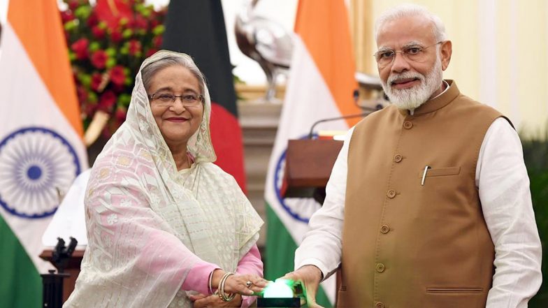 भारत-बांग्लादेश ने सात समझौतों पर किए हस्ताक्षर, तीन परियोजनाओं का भी हुआ शुभारंभ