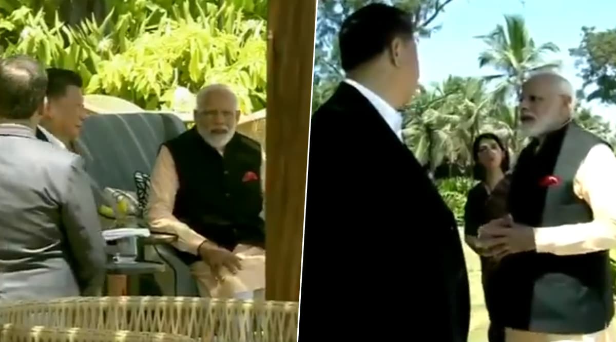 पीएम मोदी और चीन के राष्ट्रपति शी जिनपिंग के बीच अनौपचारिक मुलाकात खत्म, करीब 40 मिनट तक दोनों नेताओं के बीच चली बातचीत पीएम मोदी और चीन के राष्ट्रपति शी जिनपिंग के बीच अनौपचारिक मुलाकात खत्म, करीब 40 मिनट तक दोनों नेताओं के बीच चली बातचीत