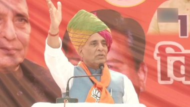 रक्षा मंत्री राजनाथ सिंह ने कांग्रेस पर जम्मू-कश्मीर मुद्दे का अंतरराष्ट्रीयकरण करने का लगाया आरोप